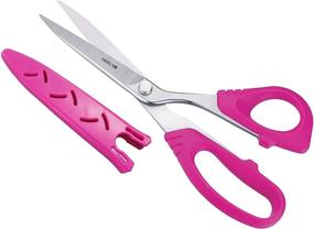 img 2 attached to Havel's Sew Creative: Premium 8-Inch Sewing/Quilting Scissors with Pink Comfort Grips