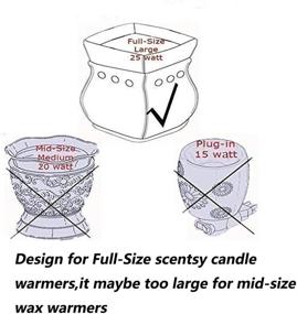 img 1 attached to 🔆 Enhance Your Space with Replacement Light Scentsy Mid Size Warmers