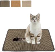 🐾 premium natural sisal cat scratchers: indoor/outdoor scratching pad/mat/rug for protecting cat's nails, sofa, and furniture logo