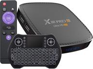 📺 transpeed android tv box 10 with allwinner h616, 4gb ram and 32gb storage, 2.4g/5.8ghz wifi, bluetooth, media player, 3d, hd, 4k, and mini keyboard logo
