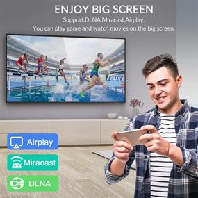 img 2 attached to 📺 Transpeed Android TV Box 10 with Allwinner H616, 4GB RAM and 32GB Storage, 2.4G/5.8GHz WiFi, Bluetooth, Media Player, 3D, HD, 4K, and Mini Keyboard
