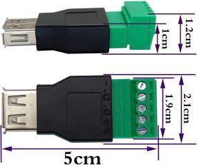 img 3 attached to 🔌 AAOTOKK Pluggable Connector: Terminal Terminals