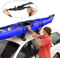 🔒 16 ft sturdy tie down strap lashing strap with rubber padded cam lock buckle - mind & action. ideal for car roof racks, kayak, canoe, sup, surfboard tie down, and boat trailer towing. includes 4 pack logo