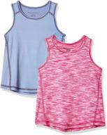 amazon essentials: little heather girls' clothing - 2 pack for ultimate comfort and style logo