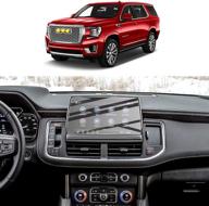 📱 hd clear tempered glass screen protector for 2021 gmc yukon sle slt at4 10.2in navigation display - 9h hardness, gps touch screen protective film logo