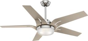 img 2 attached to 🔸 Casablanca Correne Indoor Ceiling Fan: Stylish Design with LED Light and Convenient Remote Control