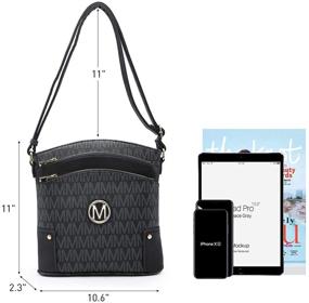 img 1 attached to 👜 Chic and Practical: Pockets Crossbody Signature Women's Handbags & Wallets - Lightweight and Stylish!