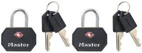 img 4 attached to 🔒 TSA Accepted 4681TBLK Master Lock Padlock: Enhancing Security and Convenience
