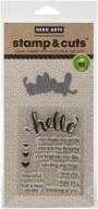 🌸 hero arts dc151 stamp & cut, hello: versatile creative tool for crafting and scrapbooking enthusiasts logo