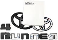 manfox 3d raised tailgate insert letters blackout emblems exterior accessories logo