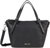 nine west kylee crossbody black logo