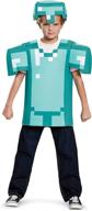 🎮 armor classic minecraft costume - size medium: unleash your creativity in the virtual world! логотип