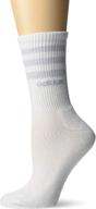 🧦 adidas women's 3-stripe crew socks (pack of 3) logo