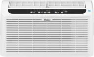 🌬️ efficient cooling with the haier window air conditioner - 6,200 btu, white logo