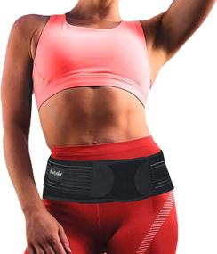 img 4 attached to 🔸 SI Belt Hip Brace - Sacroiliac Joint Support for Men & Women | Fully Adjustable Sciatica Brace for Back, Pelvic & Hip Pain Relief - Large | EverRelief