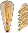 vintage squirrel filament dimmable industrial light bulbs and incandescent bulbs logo