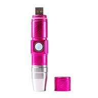 💅 anself nail led flashlight mini flashlights for nails drying lamp - rechargeable & portable nail dryer for nail uv gel (rose red) logo