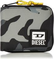 🐘 diesel bulero hiresh wallet - elephant grey logo