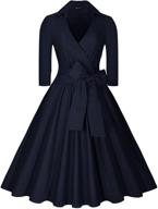 miusol deep v sleeve vintage classical women's clothing: unveiling timeless elegance logo