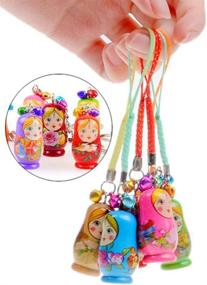 img 2 attached to Kisangel Russian Keychain Stacking Matryoshka