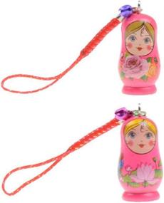 img 1 attached to Kisangel Russian Keychain Stacking Matryoshka