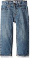 👖 tumbled medium boys' toddler classic jeans - boys clothing jeans logo