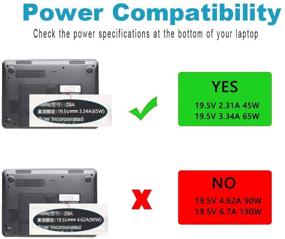 img 2 attached to 65W UL Listed AC Adapter Charger for Dell Latitude 7480 5480 5590 7490 5490 7290 5580 💡 7280 3480 3580 3380 5280 3488 5288 3150 3160 LA65NM130 HA65NM130 LA65NS2-01 P73G P79G Laptop Power Supply Cord