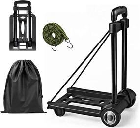 img 2 attached to Folding Luggage Cart: Lightweight and Collapsible for Easy Travel