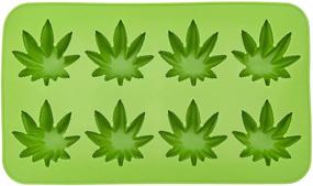 img 3 attached to Unique Cannabis Marijuana Pot Leaf Ice Cube Tray Mold - Fun Novelty Gag Gift for Stoners