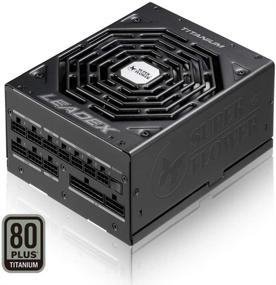 img 4 attached to 💪💐 Супер Цветочный Титан 850W 80+ Титан PSU - Эко Безвентиляторный и Бесшумный Режим, Полностью Модульное подключение, Двухшариковый вентилятор, Гарантия 10 лет - SF-850F14HT