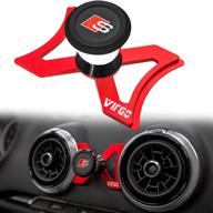 📱 secure and stylish car phone holder with magnetic bracket - compatible with a3 / s3 / rs3 (red stent) logo