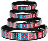 🐶 27 patterns of stylish leather dog collar for puppies, small, medium, and large dogs - boy & girl leather buckle collar - black logo