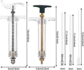 img 3 attached to 🐦 Набор шприцев для кормления птенцов: 20 мл и 10 мл ручные шприцы для искусственного выкармливания домашних животных + 6 трубок для кормления - идеально подходит для больных птиц.