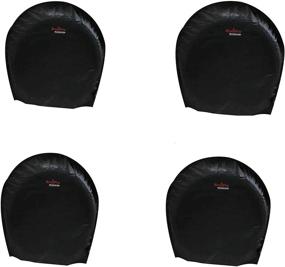 img 3 attached to 🚗 Protect Your Tires with BroilPro Accessories Waterproof Sun Protectors: Set of 4PCS for RV, Camper, Trailer, Truck - Fits 27"-29" Tire Diameter