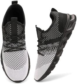 img 4 attached to WYGRQBN Sneakers Lightweight Athletic Breathable