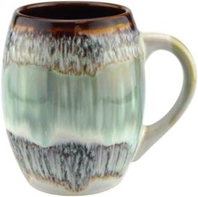 img 3 attached to ☕ Glazed Ceramic Coffee Mug with Ergonomic Handle: A Perfect Blend of Style and Comfort