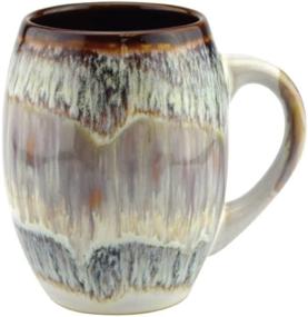 img 1 attached to ☕ Glazed Ceramic Coffee Mug with Ergonomic Handle: A Perfect Blend of Style and Comfort