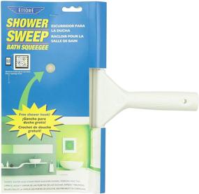 img 2 attached to 🚿 Ettore White Shower Squeegee with Sweep Capability