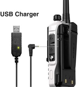 img 1 attached to BaoFeng UV-S9 Plus 2200MAh Larger Battery With USB Charger Cable Rechargeable Long Rang Ham Two Way Radio ( 771Antenna USB Charger Programming Cable