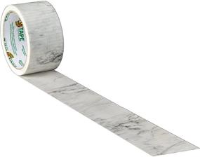 img 2 attached to Marble Print Duck Brand Duct Tape - 1.88 Inches x 10 Yards (241787)