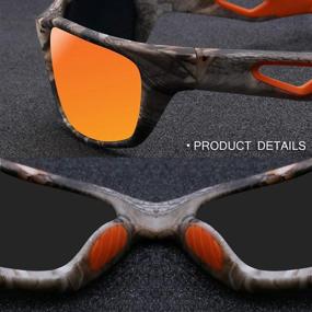 img 1 attached to 🕶️ Polarized Sport Sunglasses: Optimal Eye Protection for Men and Women