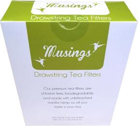 img 4 attached to Drawstring Tea Disposable Compostable Unbleached