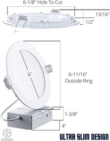 img 2 attached to 💡 Inch Certified LED Recessed Lighting