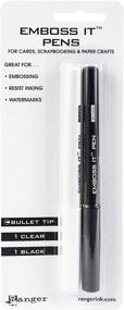 img 3 attached to 🖋️ Ranger EMP20653 Inkssentials Embossing Pens, Pack of 2, Black & Clear