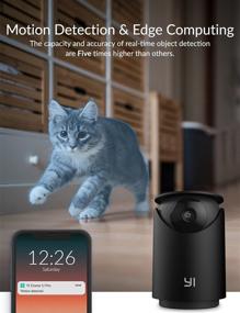img 1 attached to [2K] YI Pet Camera - Dog Camera with Phone App for Pet Monitoring, Two-Way Audio and Video, Pan/Tilt/Zoom, WiFi, Night Vision, Sound and Motion Detection - Compatible with Alexa and Google