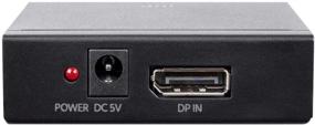 img 2 attached to 🌟 High-Quality Monoprice DisplayPort Splitter: 1x2, 4K@60Hz, 21.6Gbps, Black