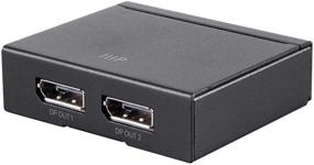 img 4 attached to 🌟 High-Quality Monoprice DisplayPort Splitter: 1x2, 4K@60Hz, 21.6Gbps, Black