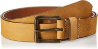 🌾 timberland men's leather wheat beige accessories and belts: stylish and durable! logo