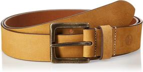 img 4 attached to 🌾 Timberland Men's Leather Wheat Beige Accessories and Belts: Stylish and Durable!