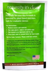 img 2 attached to 🌿 Naturally It's Clean Stain Eraser: Biodegradable Instant Stain Remover for Clothes, Bags, and Upholstery - Removes Wine, Coffee, Soda, Spills, and Odor with Natural Enzymes, No Discoloration (60 Pack)